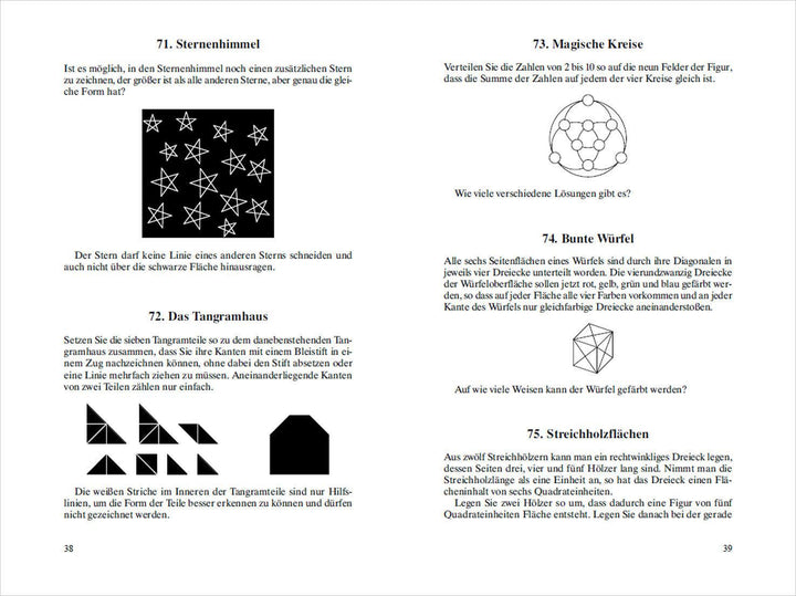 Der 12-beinige Esel. 93 mathematische Rätsel mit ausführlichen Lösungen | He...