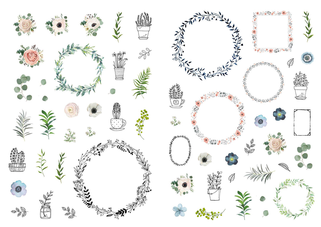 Frühlings-Sticker-Traum | -