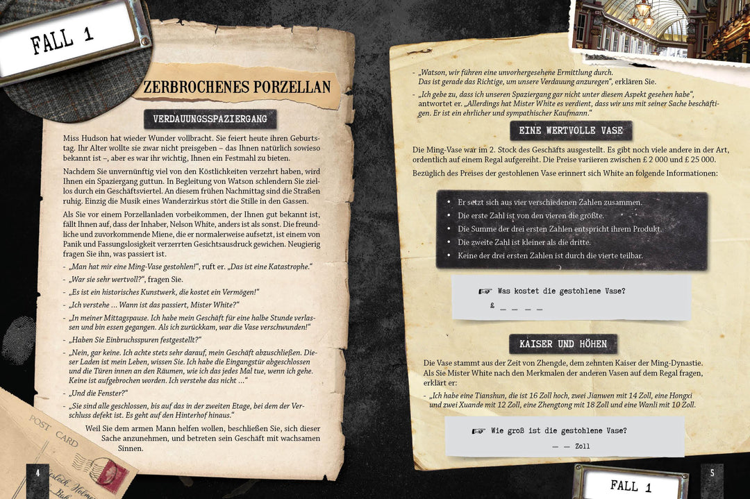 Detective Games - Löse die Fälle! | Guichard, Pascal | Lecreux, Michèle | Ro...