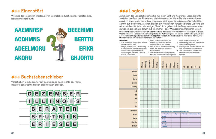 Sei schlau wie Einstein! - Denksport & Knobeleien für Erwachsene | -