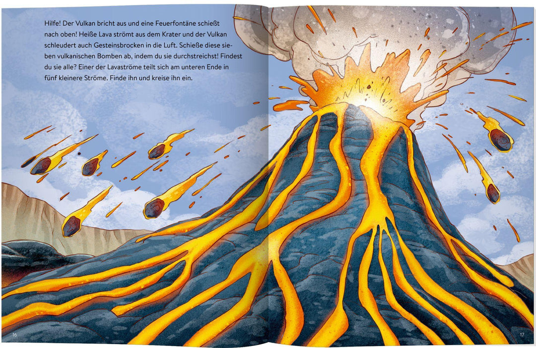 Der Feuer speiende Vulkan (Lenny Hunter) | -