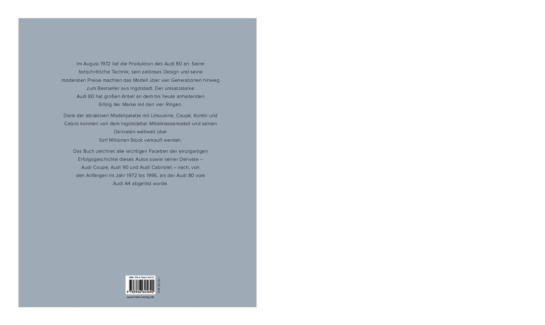 Audi 80 - Alle Modelle von 1972 bis 1995. | Thierl, Kevin