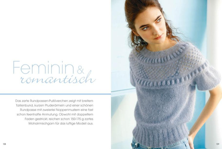 Pullover mit Rundpassen stricken | Trade, Rebecca