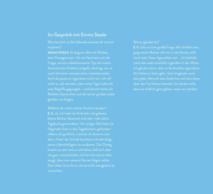 Die Sekunde zwischen dir und mir | Steele, Emma