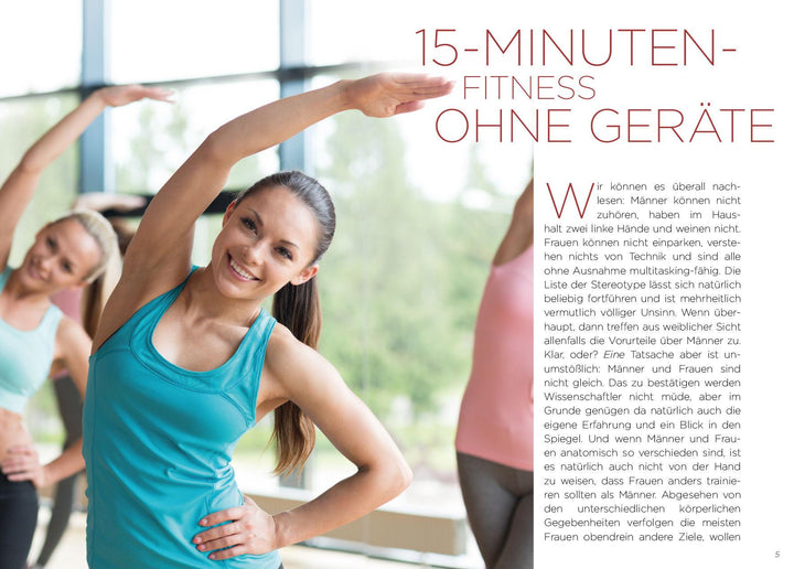 15-Minuten-Fitness ohne Geräte + DVD | Fühler, Hannah