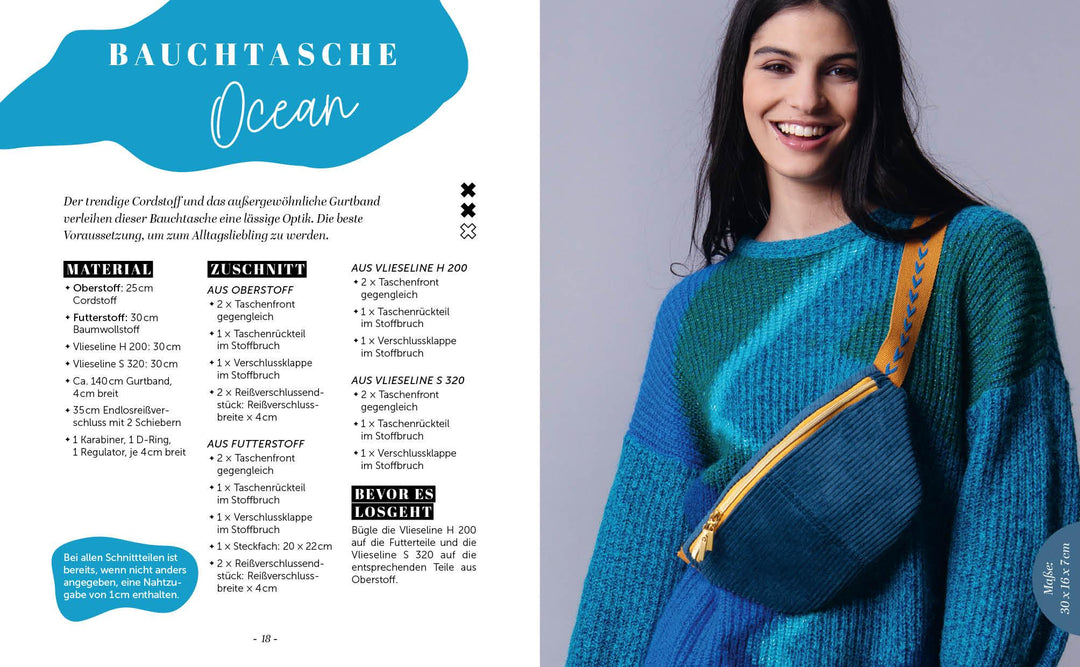 Bauchtaschen nähen | Komarek, Sabine