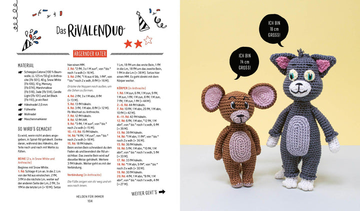 Helden der Kindheit - Die bunte Amigurumi-Sammlung für Disney-Fans | -