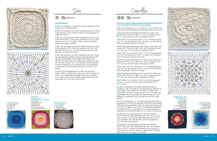 Granny Squares mit Stil | Husband, Shelley | @Spincushions