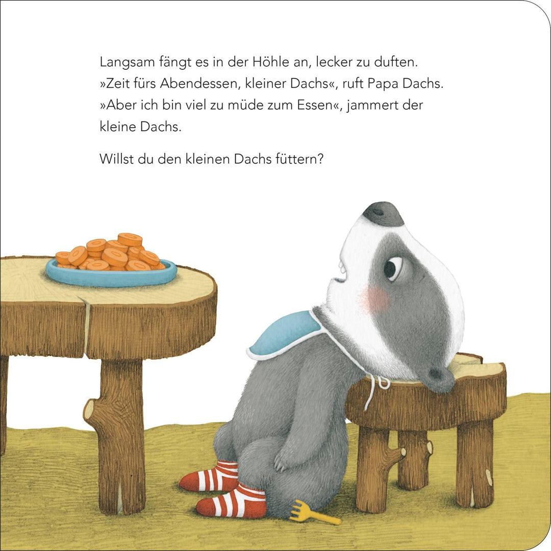 "Ich bin gar nicht müde!", sagt der kleine Dachs (Einschlaf-Buch) | Kitzing,...