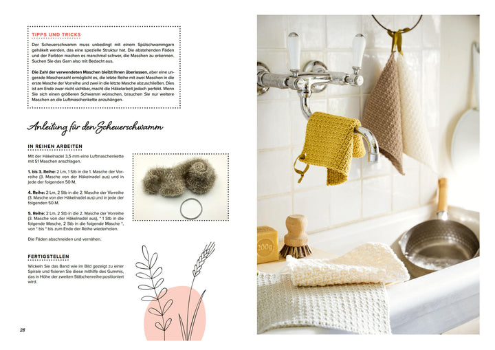 Selbermachen: Häkelideen für Küche und Bad. Nachhaltig, umweltfreundlich, pl...