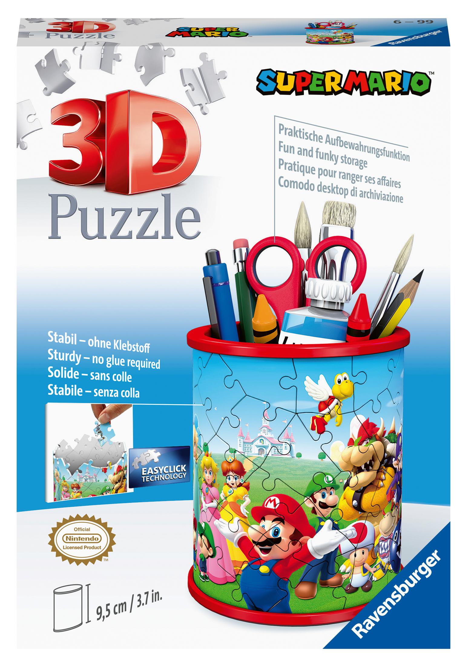 Ravensburger 3D Puzzle Utensilo Super Mario 11255 - 54 Teile - Stiftehalter ...
