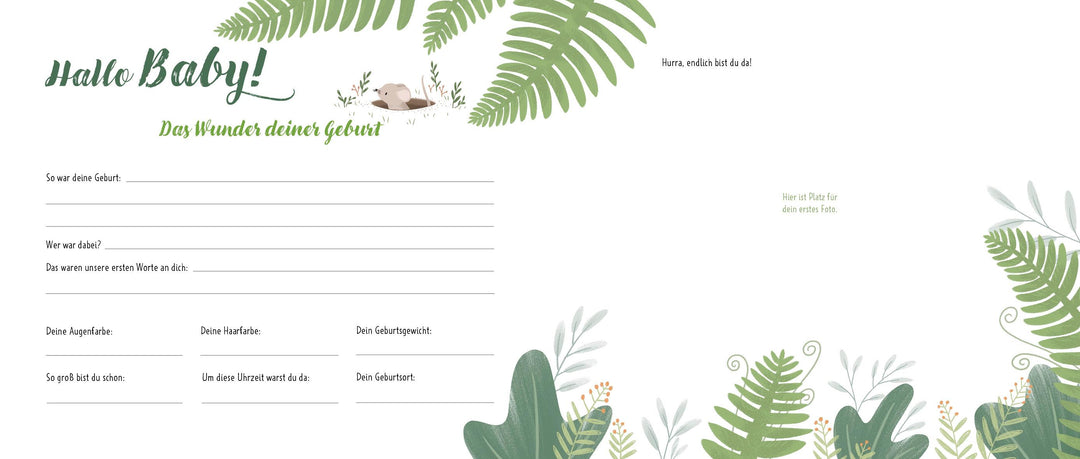 Hallo, kleiner Schatz! - Dein Babyalbum | -