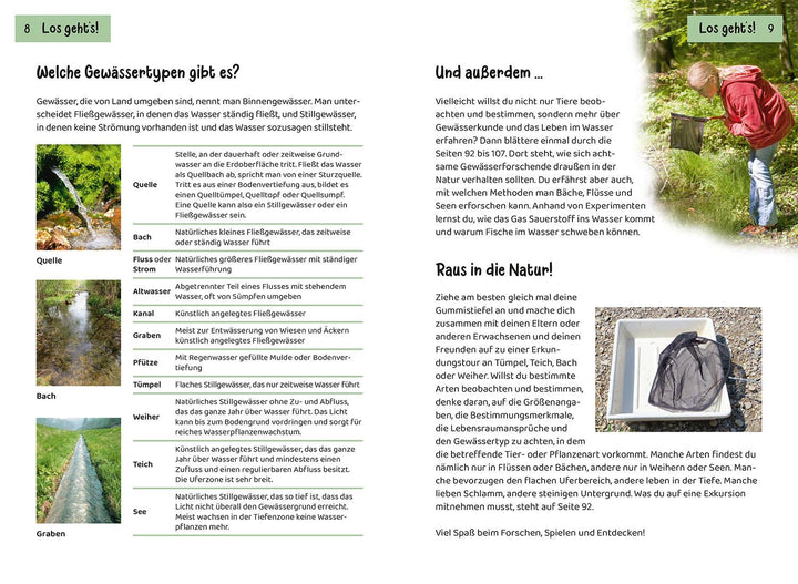 Was lebt an Bach und Teich? Kindernaturführer | Saan, Anita van