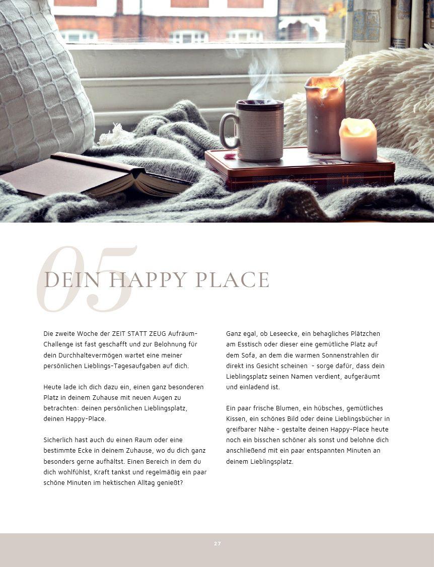 Zeit statt Zeug: Die Aufräum-Challenge. | Fazis, Birgit