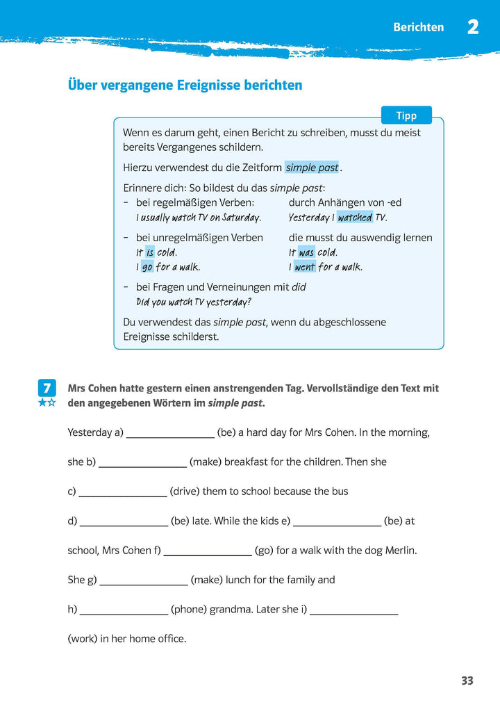 10-Minuten-Training Englisch Aufsatz: Erste englische Texte schreiben. 5./6....