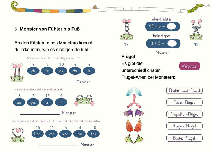 101 Monster rechnen wie wild! | Bogen, Ruby van der