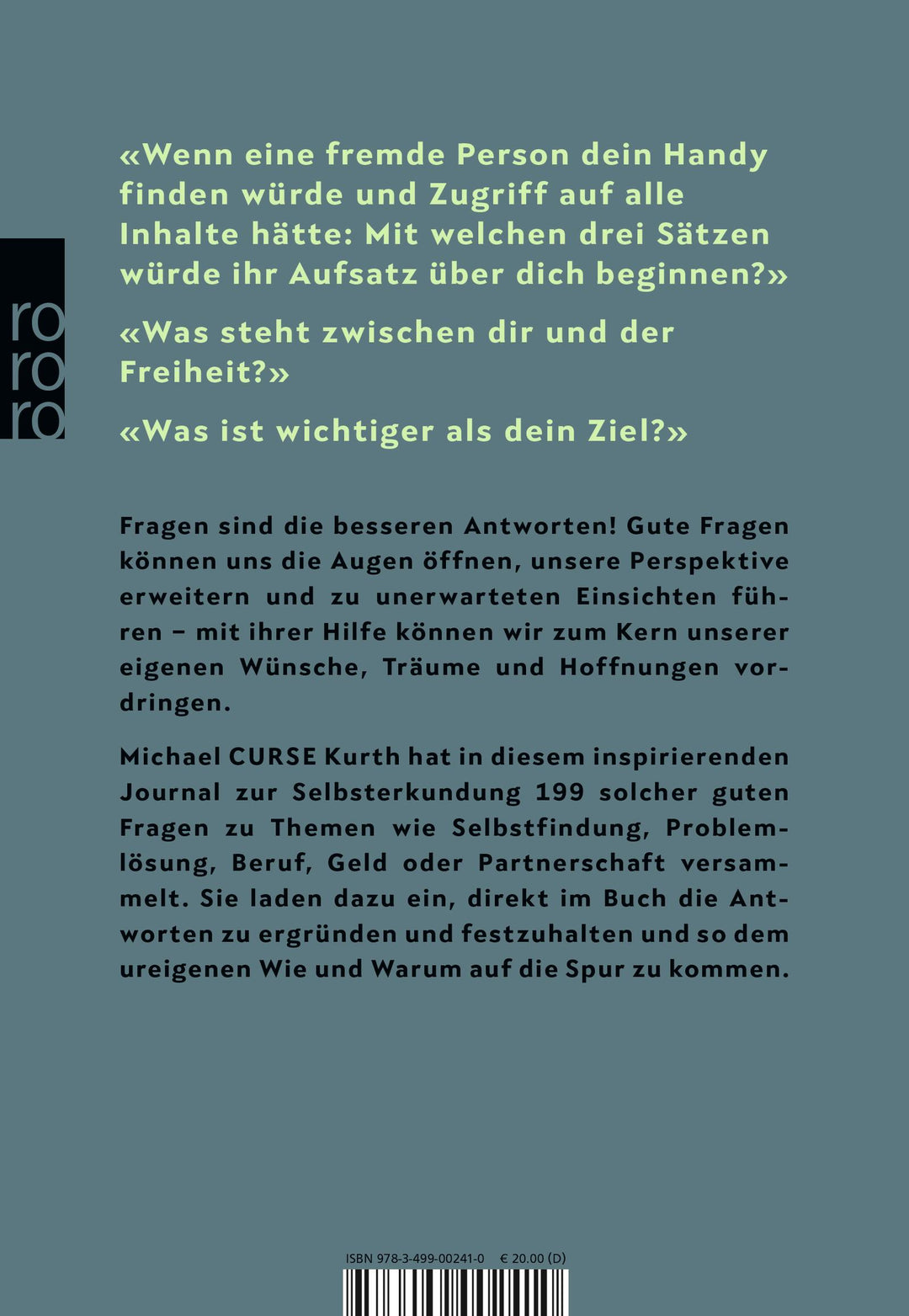 199 Fragen an dich selbst | Kurth, Michael Curse