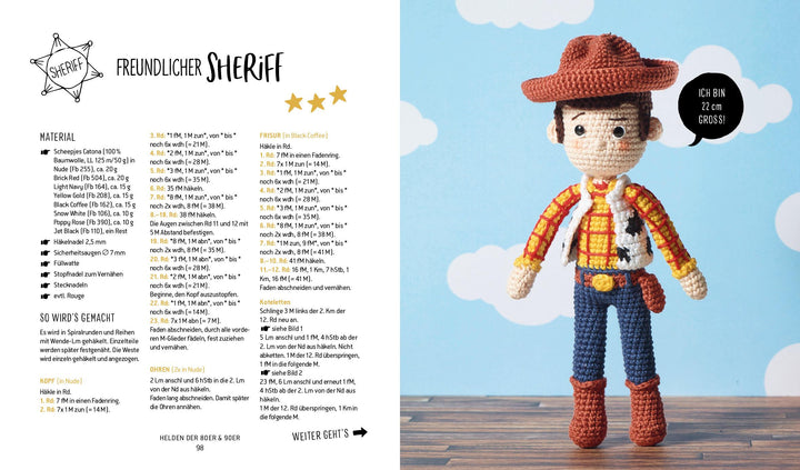 Helden der Kindheit - Das Häkelbuch - Band 6 | Borges, Inga | Urbanneck, Linda