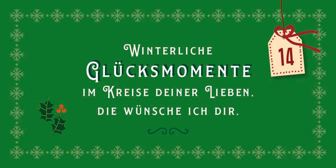 24 liebe Weihnachtsgrüße für dich | -