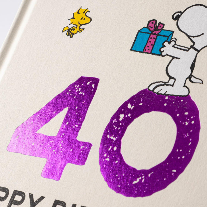Peanuts Geschenkbuch: Happy Birthday zum 40. Geburtstag | Schulz, Charles M.