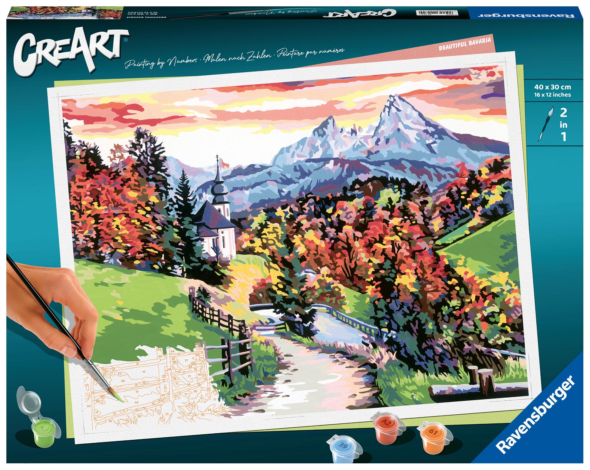 Ravensburger Malen nach Zahlen 20274 - Beautiful Bavaria - ab 14 Jahren | -