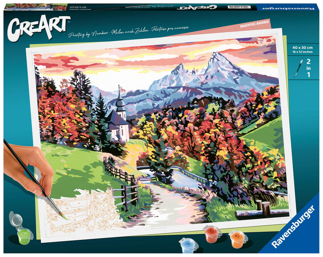 Ravensburger Malen nach Zahlen 20274 - Beautiful Bavaria - ab 14 Jahren | -
