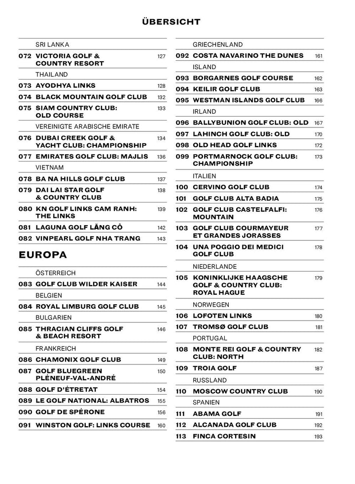 150 Golfplätze, die man gespielt haben muss - Golf Geschenkbuch | Waldek, St...