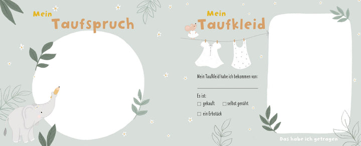 Meine Taufe  - rosa | -
