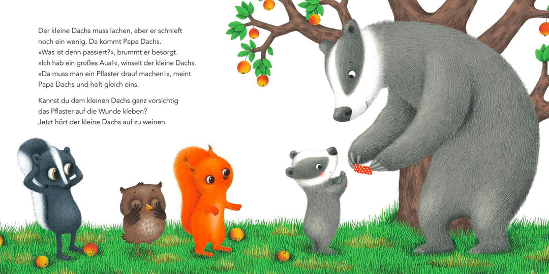 "Ich hab ein großes Aua", sagt der kleine Dachs (Trost-Buch) | -