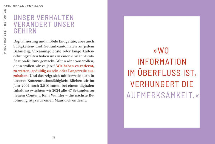 Die 1-Minuten-Strategie gegen mentale Erschöpfung | Nussbaum, Cordula