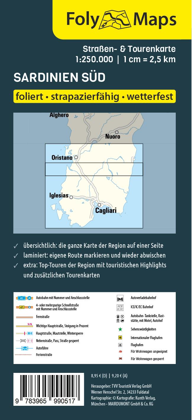FolyMaps Sardinien Süd | -