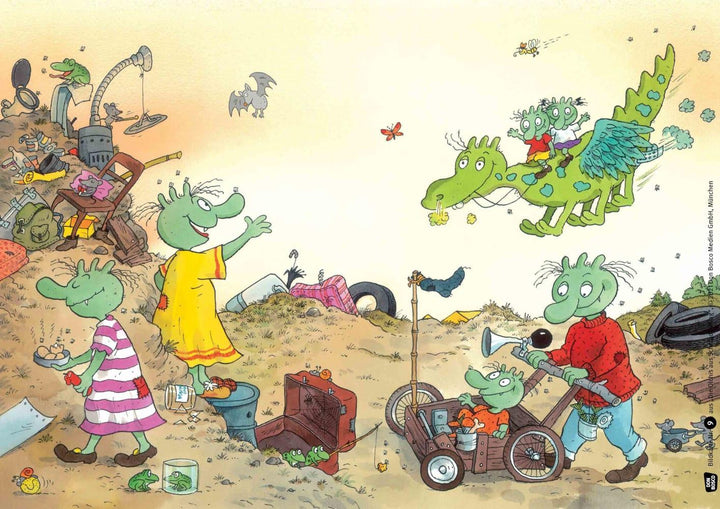 Die Olchis aus Schmuddelfing. Kamishibai Bildkartenset | Dietl, Erhard