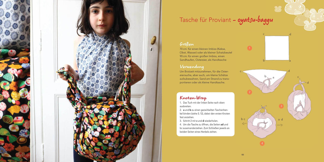 Furoshiki. Ein Tuch - 43 Taschen und Verpackungen: Handtaschen, Rucksäcke, S...