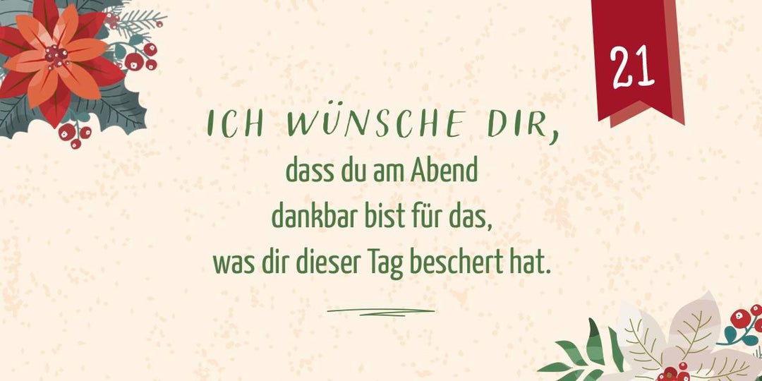 24 besinnliche Momente für dich | -