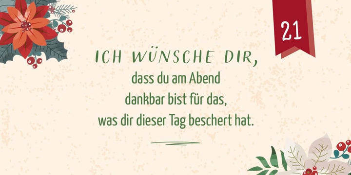 24 besinnliche Momente für dich | -