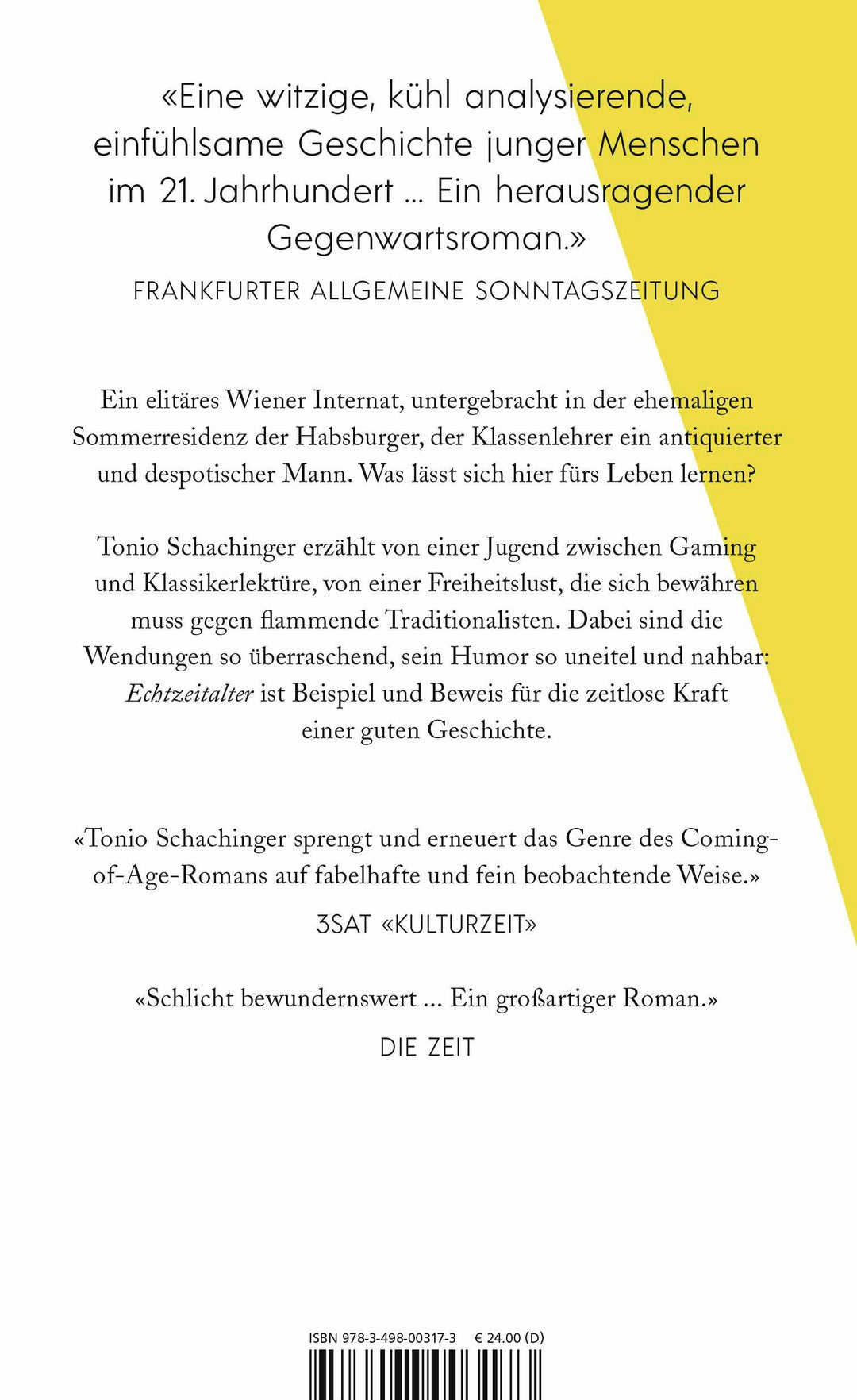 Echtzeitalter | Schachinger, Tonio