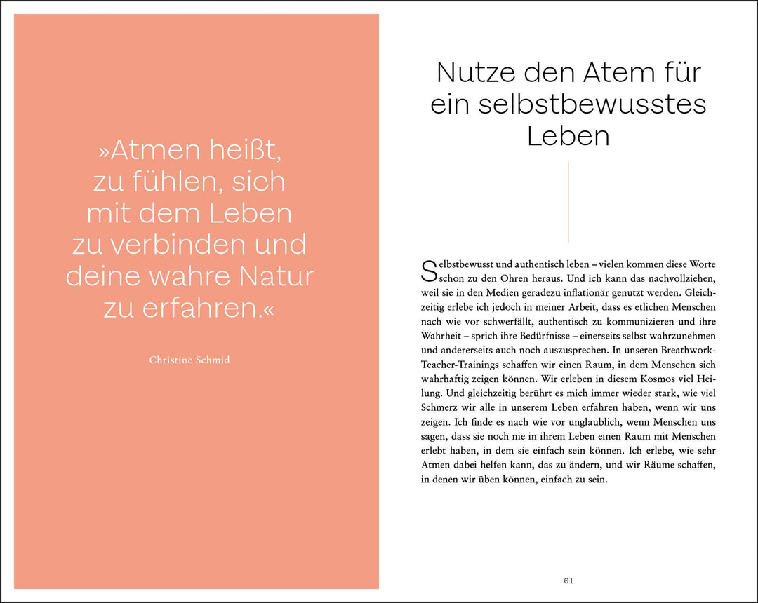 Atme. Jetzt. | Schmid, Christine