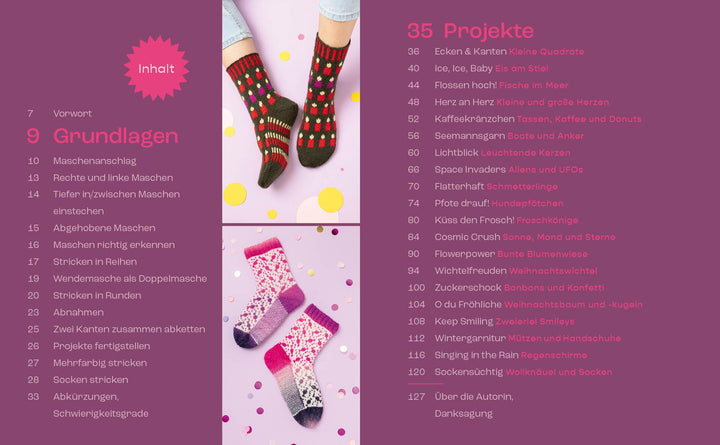 Happy Socks stricken | Würstle-Debüser, Petra