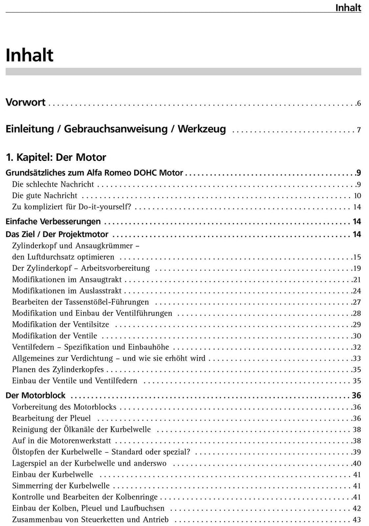 Praxishandbuch Alfa-Romeo DOHC-Motoren | Kartalamakis, Jim