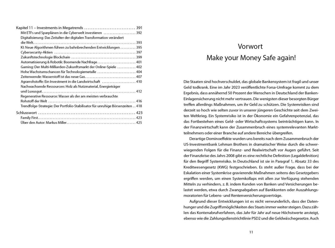 Kapitalschutz first | Miller, Markus