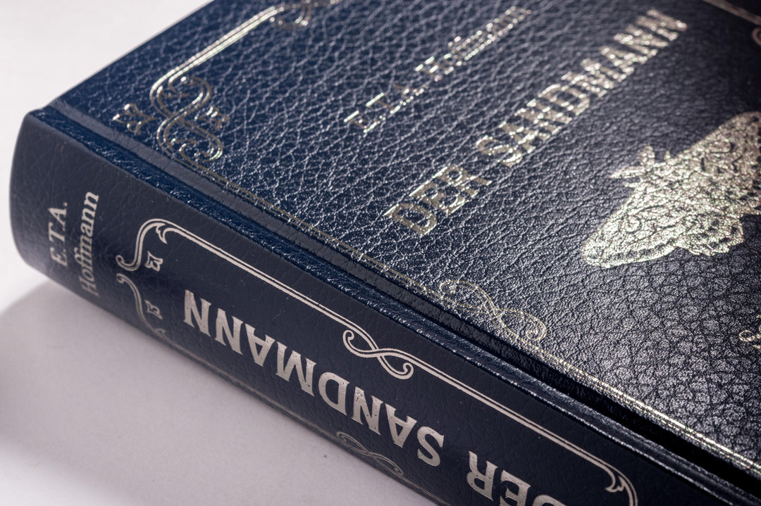 Der Sandmann. Schauererzählungen. In Cabra-Leder gebunden. Mit Silberprägung...