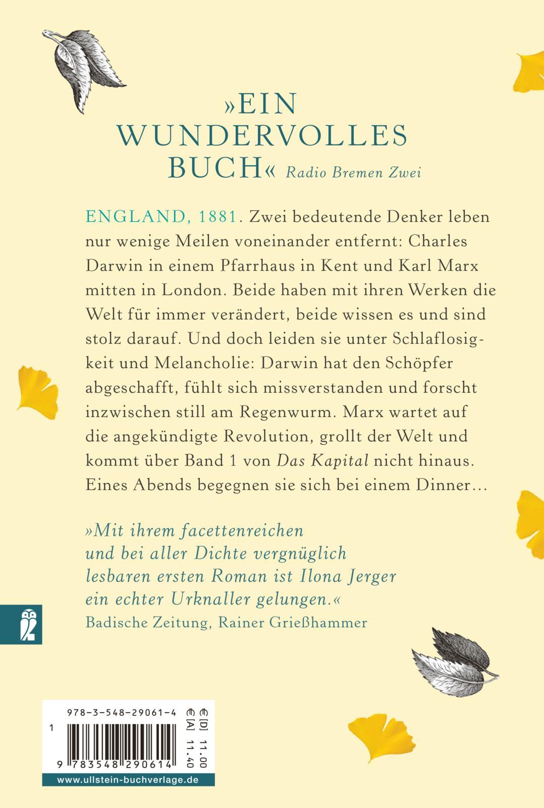 Und Marx stand still in Darwins Garten | Jerger, Ilona