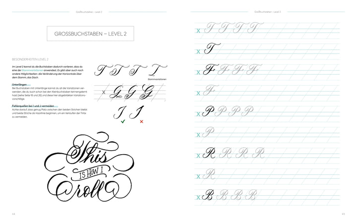 Kalligrafie von A bis Z - Das Übungsheft | Safarik, Natascha