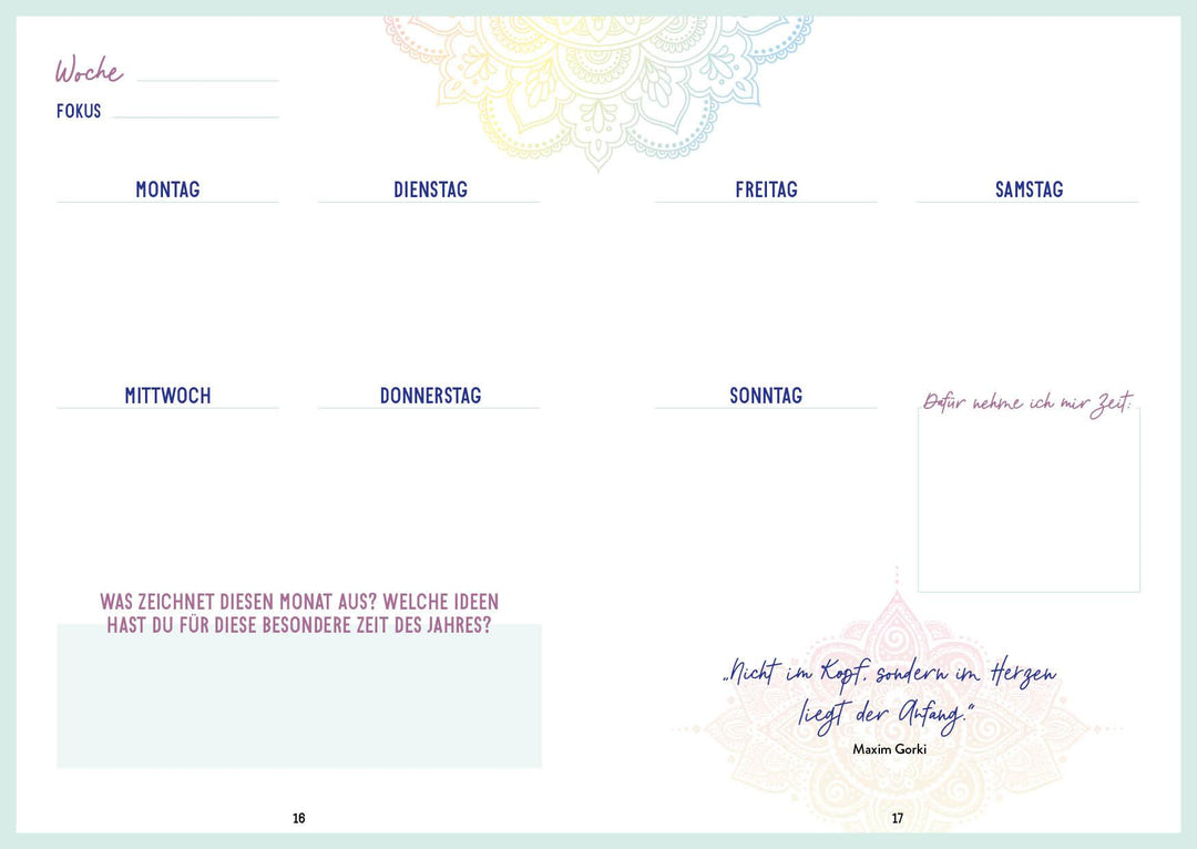 Colorful Mandala - Mein Bullet Journal | -