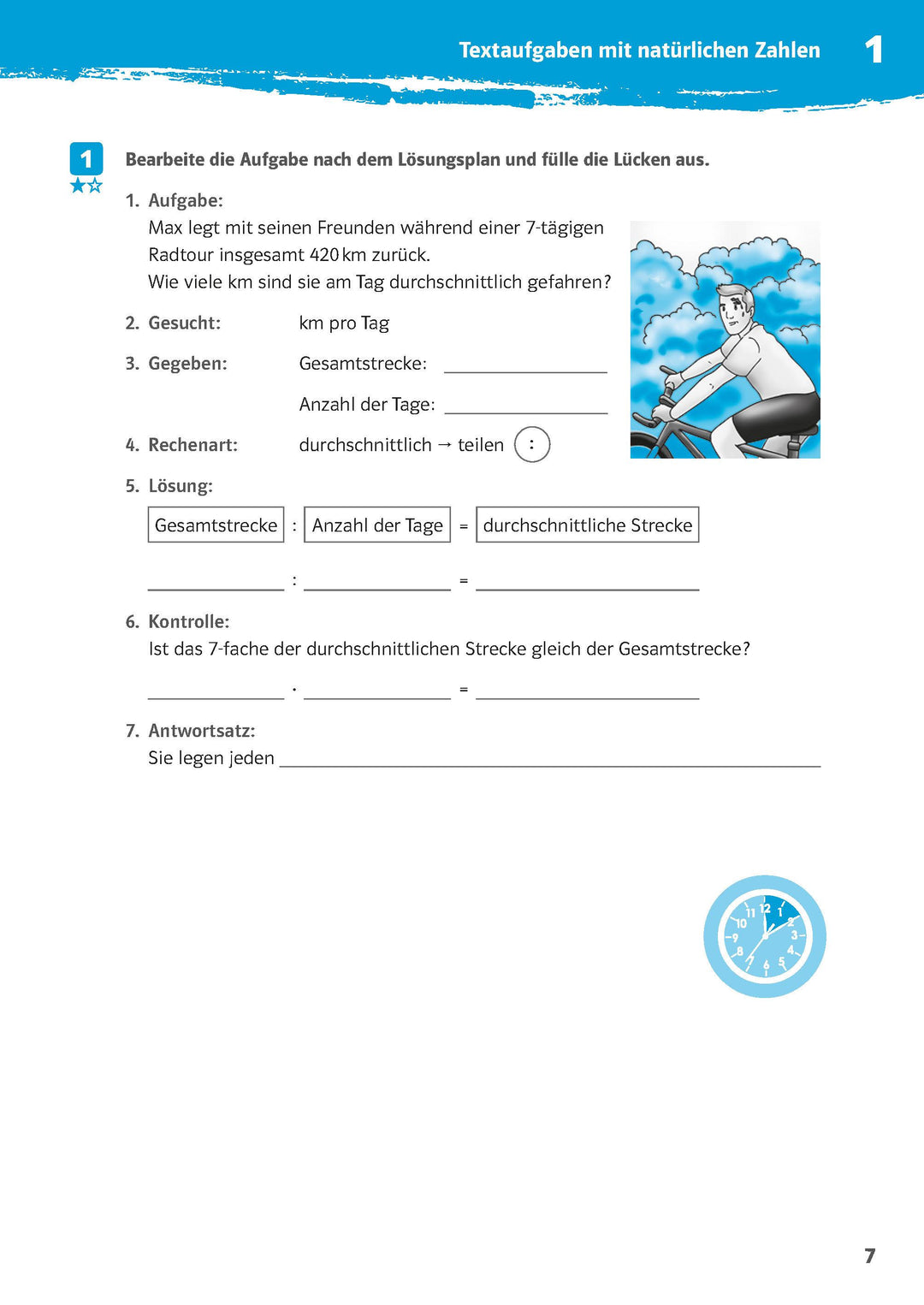 10-Minuten-Training Mathematik Textaufgaben 5. Klasse | -