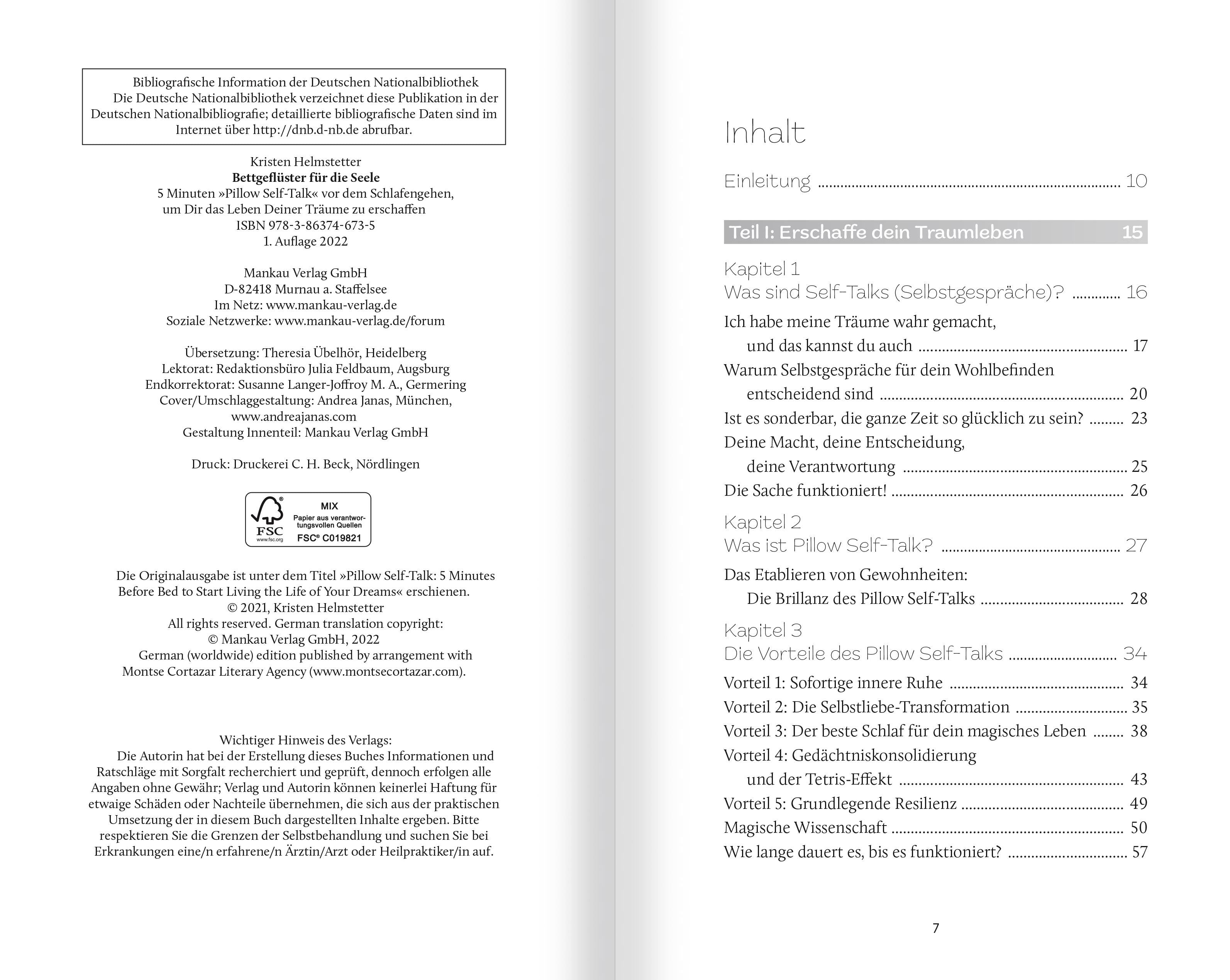 Bettgeflüster für die Seele | Helmstetter, Kristen