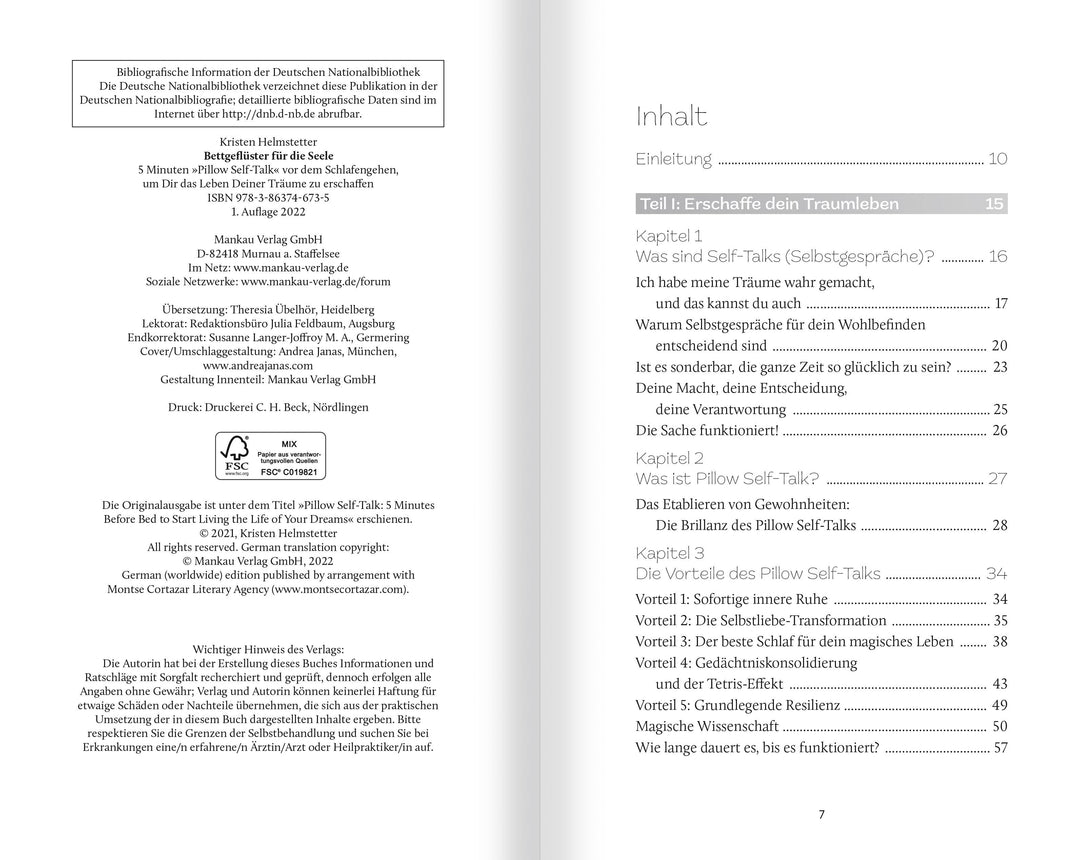 Bettgeflüster für die Seele | Helmstetter, Kristen