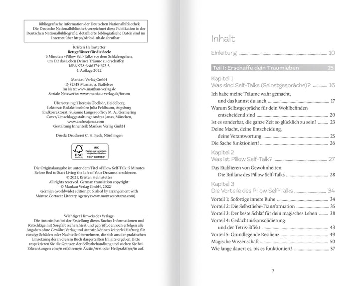 Bettgeflüster für die Seele | Helmstetter, Kristen