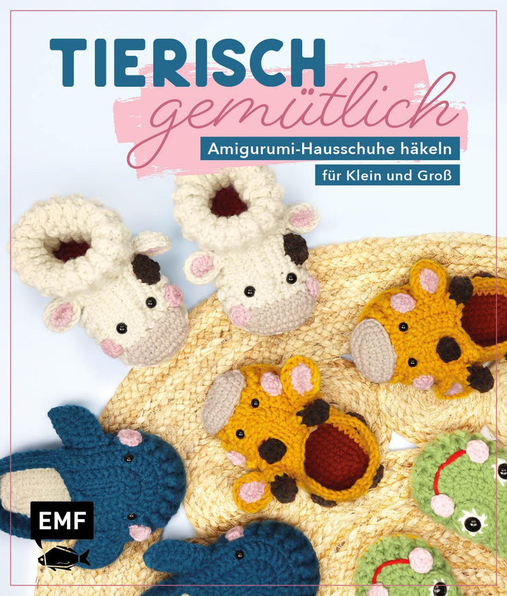 Tierisch gemütlich - Amigurumi-Hausschuhe häkeln für Klein und Groß | -