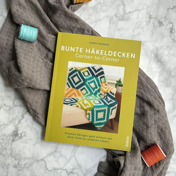 Bunte Häkeldecken Corner-to-Corner | Morgan, Leonie